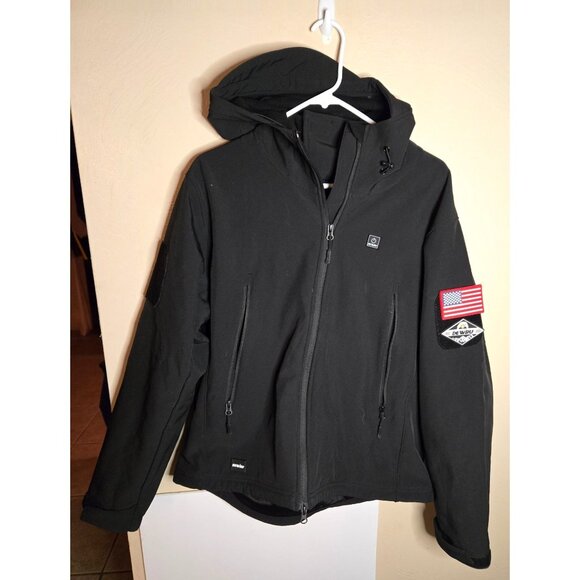 Dewbu Ladies Heated Soft Shell Jacket Size Large Winter Warm Active - Picture 1 of 10